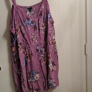 Torrid size 5 lavender cami with flowers